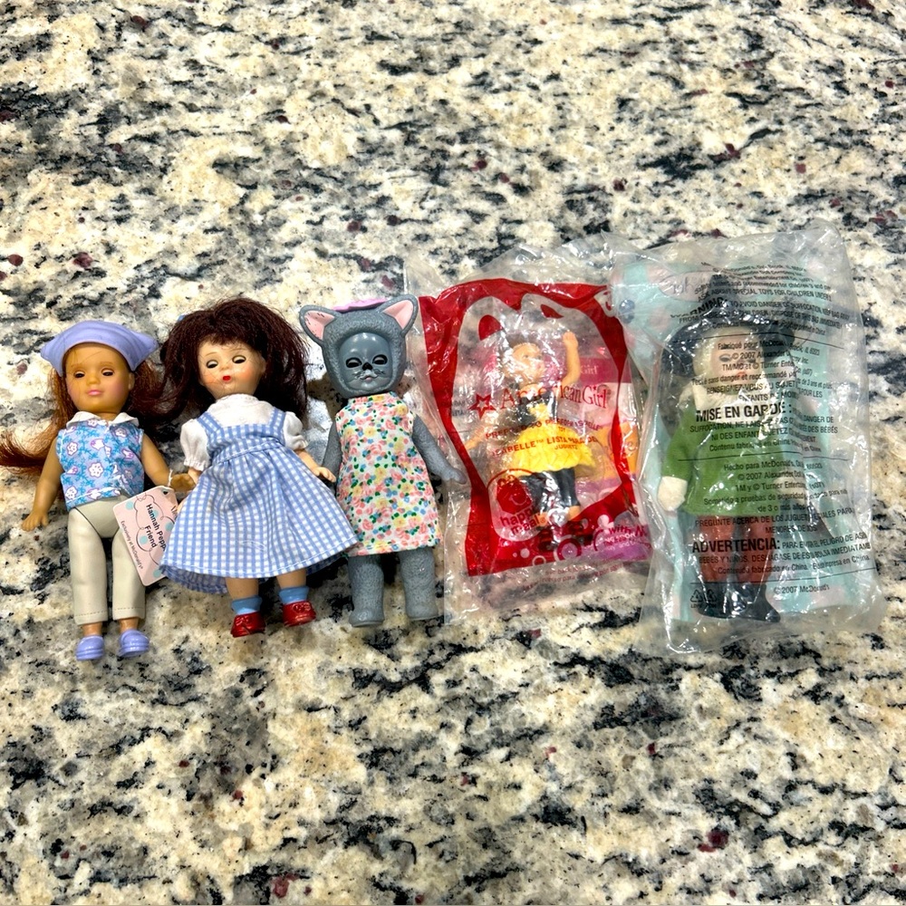 Madame Alexander Doll Set from McDonalds and one American Girl